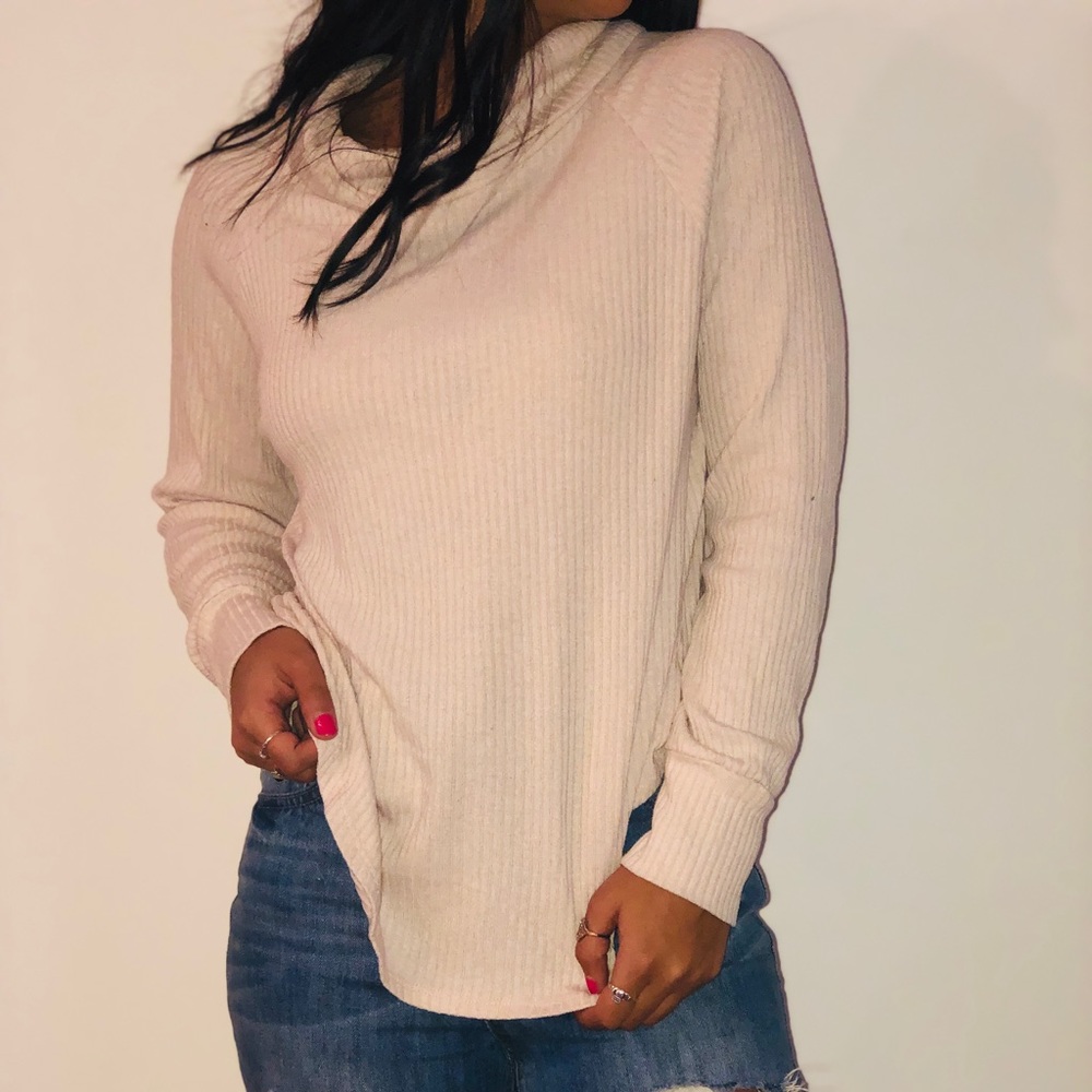Baby pink turtle neck